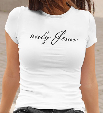 Only Jesus Women's Fit Tee - It's A God Thing Clothing