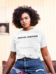 God of Justice Unisex Tee - It's A God Thing Clothing